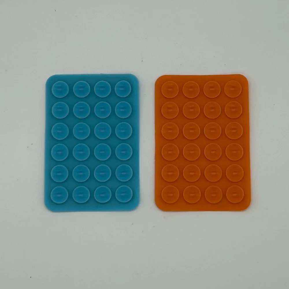 Orange and Blue Suction Grip Mount Set